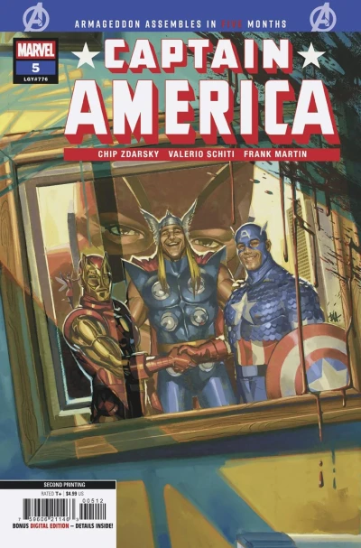 Cover of 5 Ben Harvey 2nd Printing Variant
