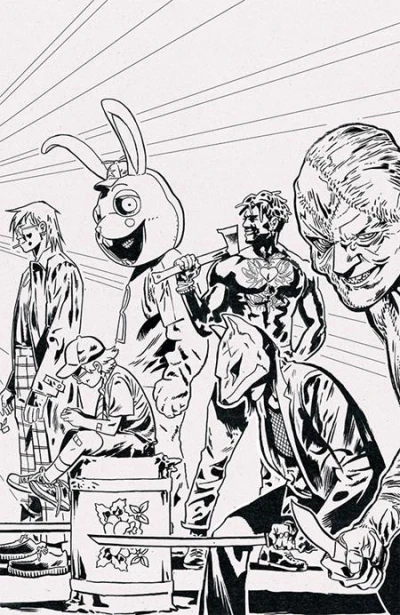 Cover of 2Nd Ptg CVR B Inc 1:10 Michael Walsh Polybagged & Playing Card B&W Var (Mr)