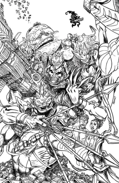 Cover of (Of 9) CVR D Ryan Browne Youngblood Team Up B&W Virgin Var (Mr)