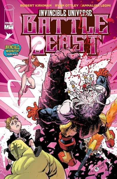 Cover of CVR H Ryan Ottley & Annalisa Leoni Invincible Team Up Var