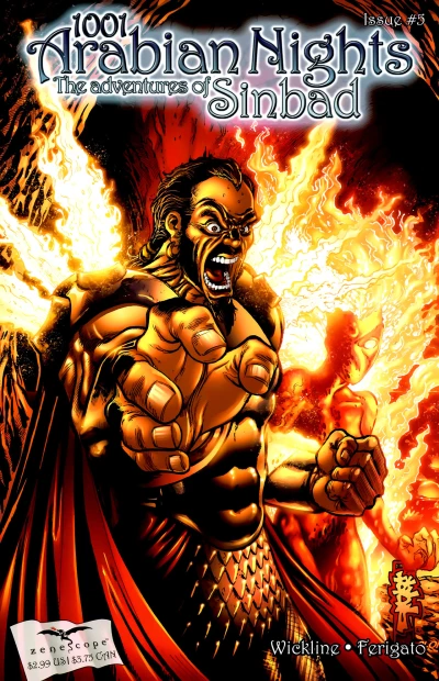 Cover of Sinbad and the Eyes of Fire: Part Five