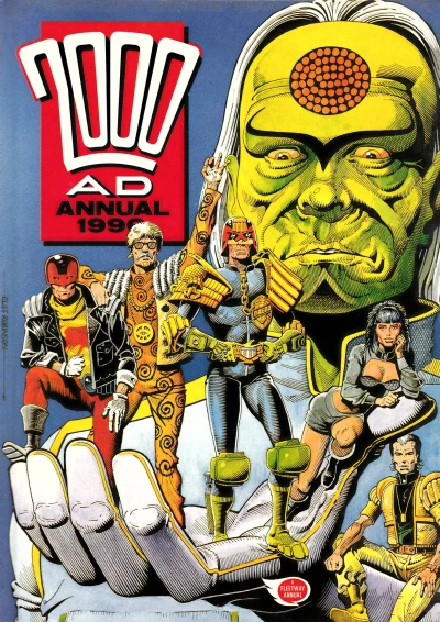Cover of 2000ad Annual 1990