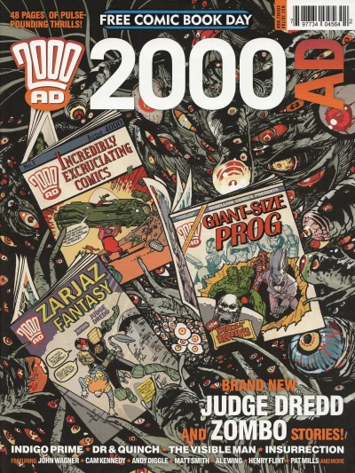 Cover of 2000AD FCBD 2013