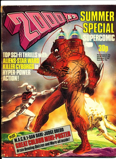 Cover of 2000AD Supercomic 1977