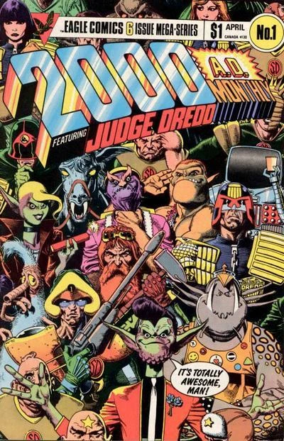 Cover of 2000AD Monthly 1
