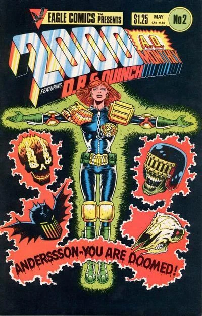 Cover of 2000AD monthly 2