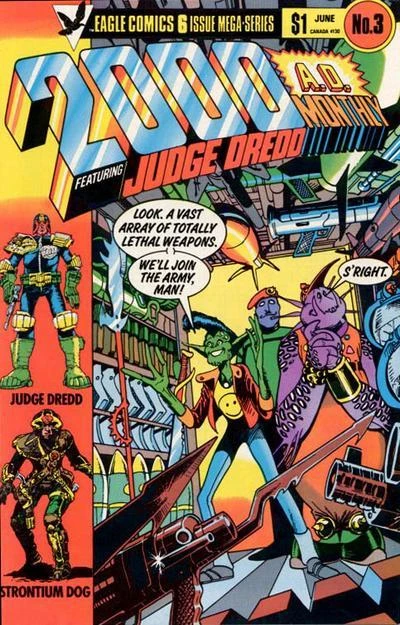 Cover of 2000AD Monthly 3
