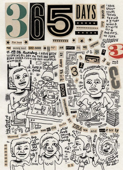 Cover of 365 Days A Diary By Julie Doucet