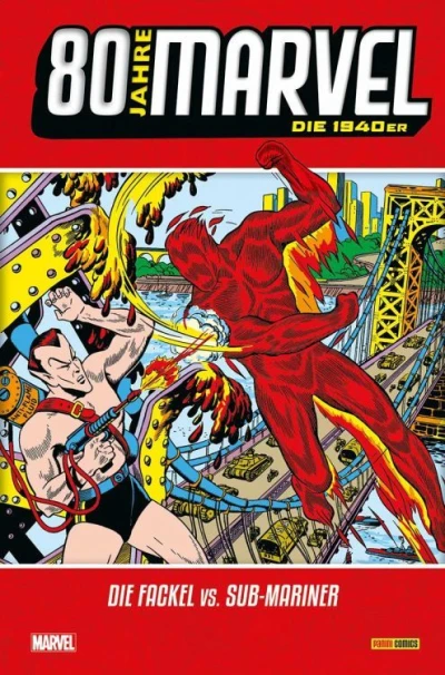 Cover of Die 1940er: Die Fackel vs. Sub-Mariner