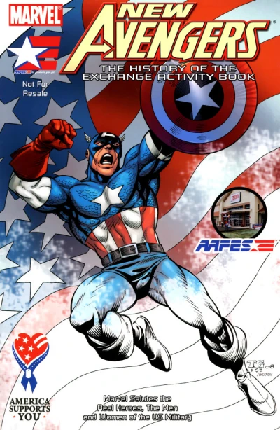Cover of New Avengers: The History of the Exchange Activity Book