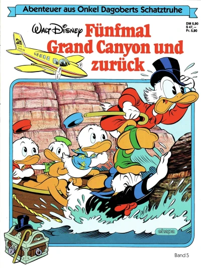 Cover of Fünfmal Grand Canyon und zurück