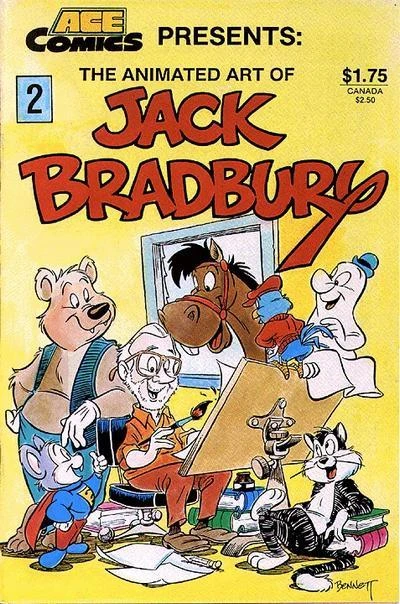 Cover of The Animated Art of Jack Bradbury