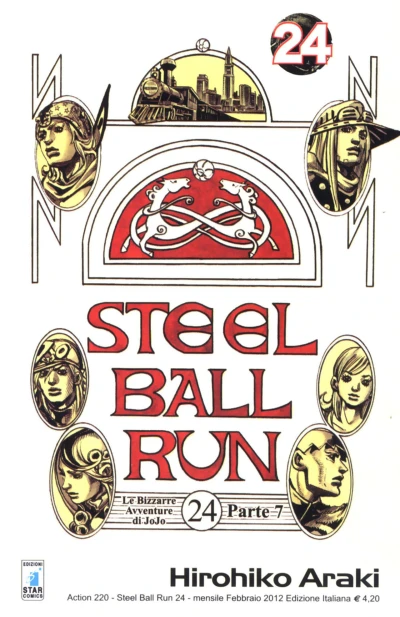Cover of Steel ball run 24; Le bizzarre avventure di JoJo 24 parte 7