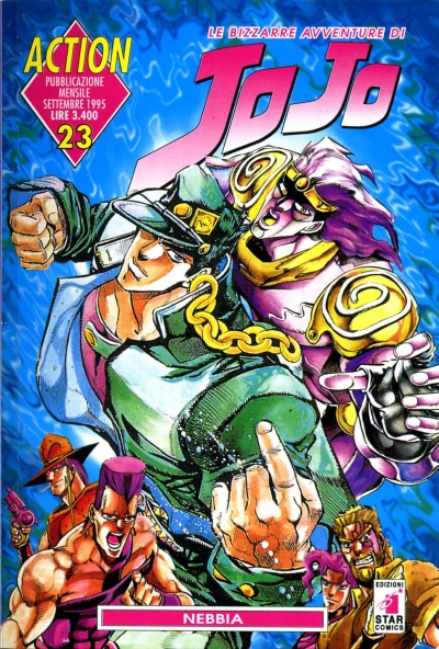 Cover of Le bizzarre avventure di JoJo 23: Nebbia
