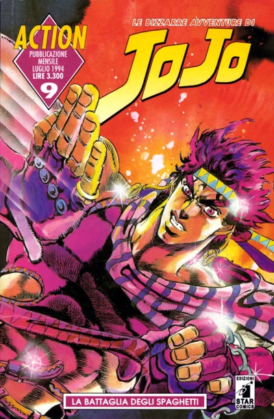 Cover of Le bizzarre avventure di JoJo 9: La battaglia degli spaghetti