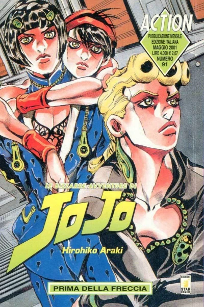 Cover of Le bizzarre avventure di JoJo 91: Prima della freccia