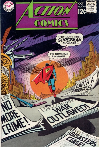 Cover of The Unemployed Superman!; Supergirl's Stand to Save Stanhope!