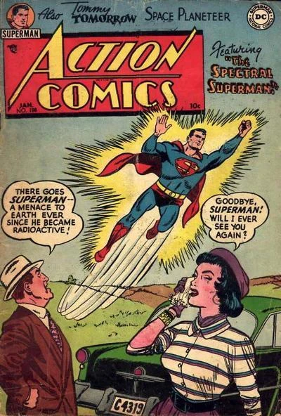 Cover of The Spectral Superman!; Sinbad the Killer; The Rebus of Space; The Reformed Owlhoot Club!