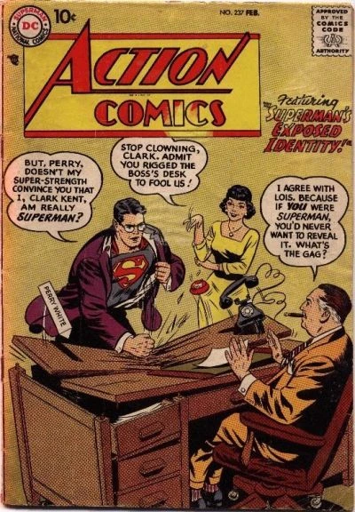 Cover of Superman's Exposed Identity
