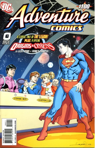 Cover of The Legion of Super-Heroes / Origins and Omens