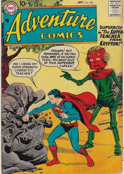 Cover of The Super-Teacher from Krypton
