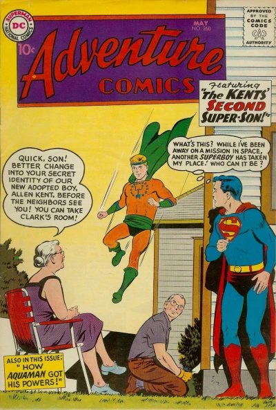 Cover of The Kents Second Super-Son ; How Aquaman Got His Powers!