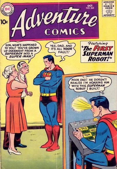 Cover of The First Superman Robot