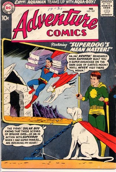 Cover of Krypto's Mean Master! / The Comic Book Archer! / The Kid from Atlantis!