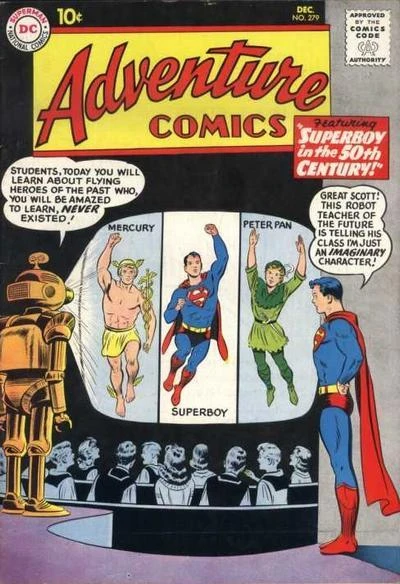 Cover of Superboy of the 50th Century