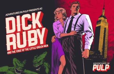 Cover of Dick Ruby and the Case of the Little Green Men