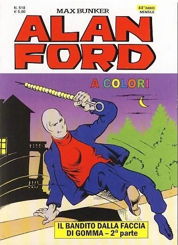 Cover of Il Bandito dalla Faccia di Gomma - 2a. Parte