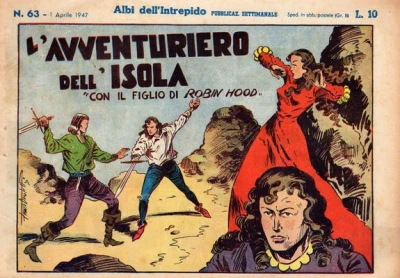 Cover of L’avventuriero dell’isola