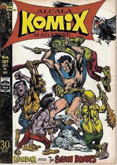 Cover of Kondor versus the Seven Dwarfs
