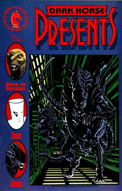 Cover of Aliens; Zone; Race of Scorpions