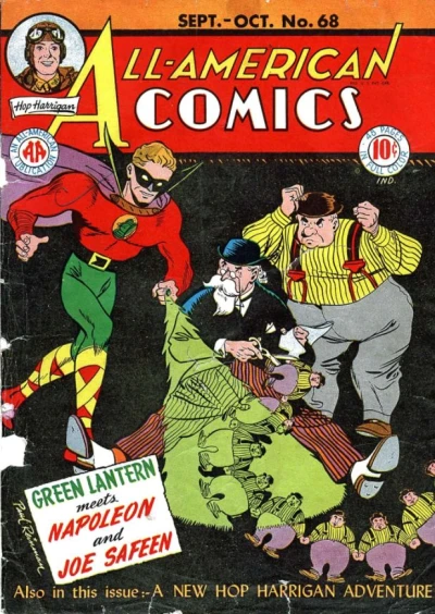 Cover of Green Lantern Meets Napoleon and Joe Safeen