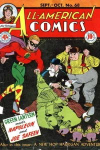 Green Lantern Meets Napoleon and Joe Safeen