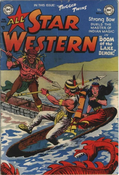 Cover of Strong Bow: "Doom of the Lake Demon!"