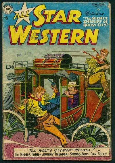 Cover of "The Secret Sheriff of Rocky City!"