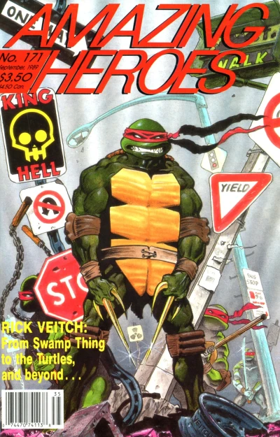 Cover of Rich Veitch From Swamp Thing To The turtles, and beyond