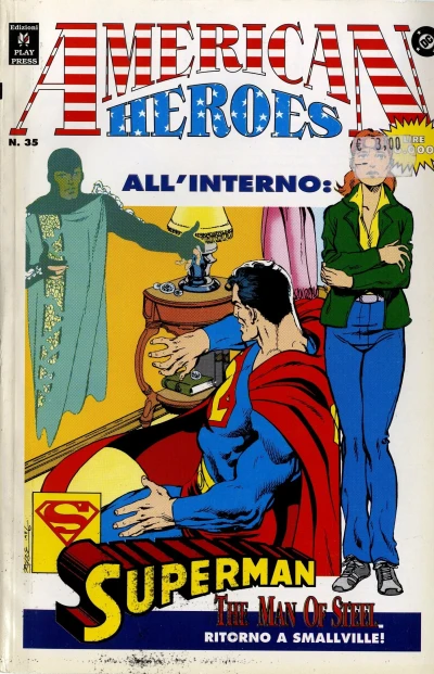 Cover of Superman The Man of Steel: Ritorno a Smallville!