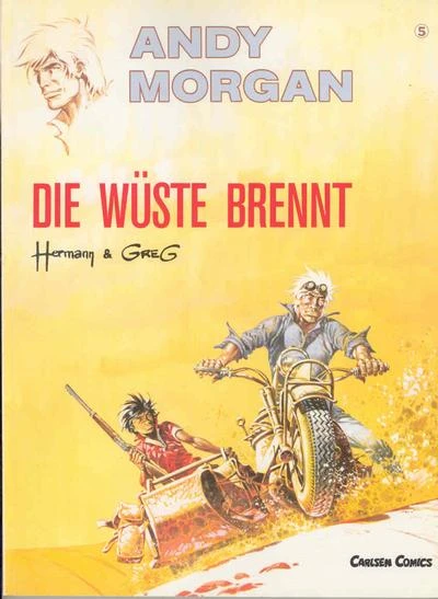 Cover of Die Wüste brennt