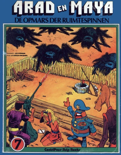 Cover of De opmars der ruimtespinnen