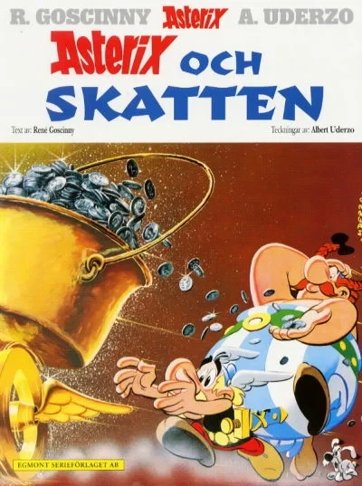 Cover of Asterix och skatten