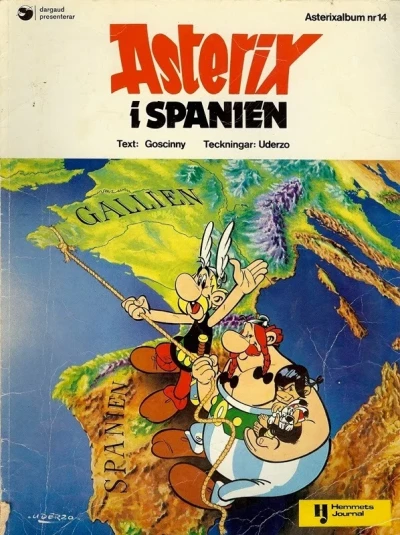 Cover of Asterix i Spanien