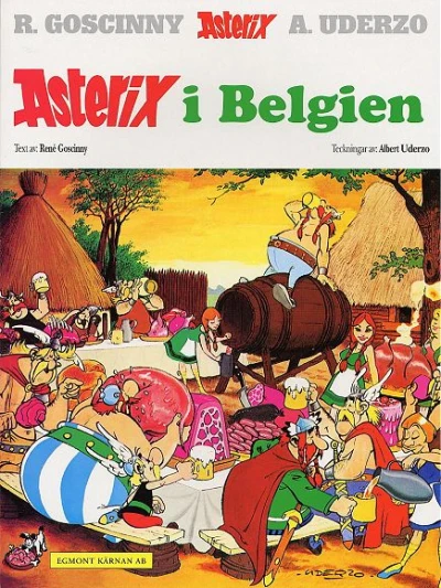 Cover of Asterix i Belgien