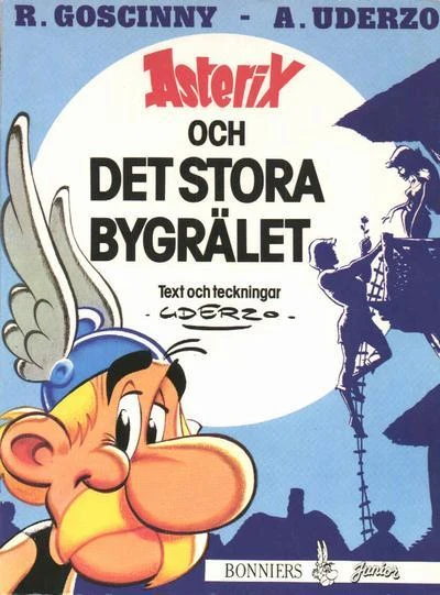 Cover of Asterix och det stora bygrälet