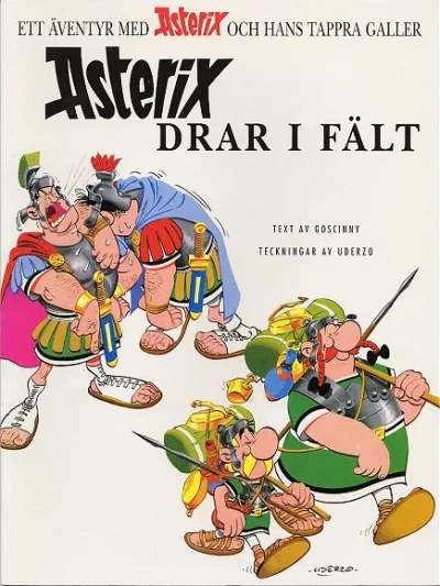 Cover of Asterix drar i fält