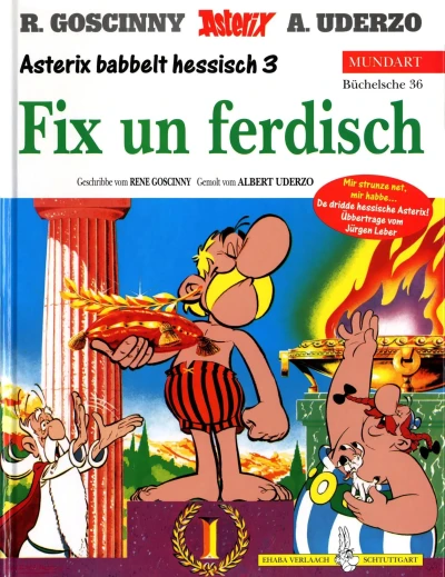Cover of Fix und ferdisch (Hessische Mundart)