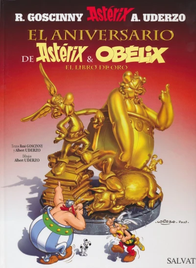 Cover of El aniversario de Astérix y Obélix. El libro de oro