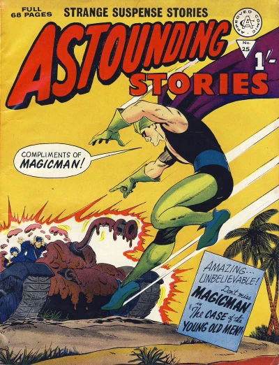 Cover of Magicman: The Case of the Young Old Men